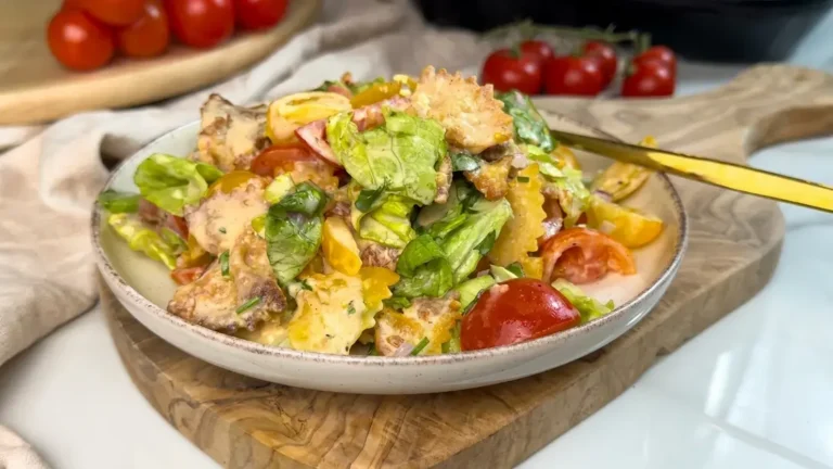 Crunchy Pasta Salad with Yogurt Dressing for Summer Gatherings